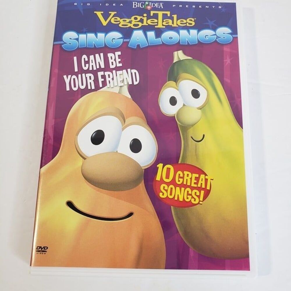 VeggieTales Sing Alongs I Can Be Your Friend DVD 10 Songs Childrens Christian
